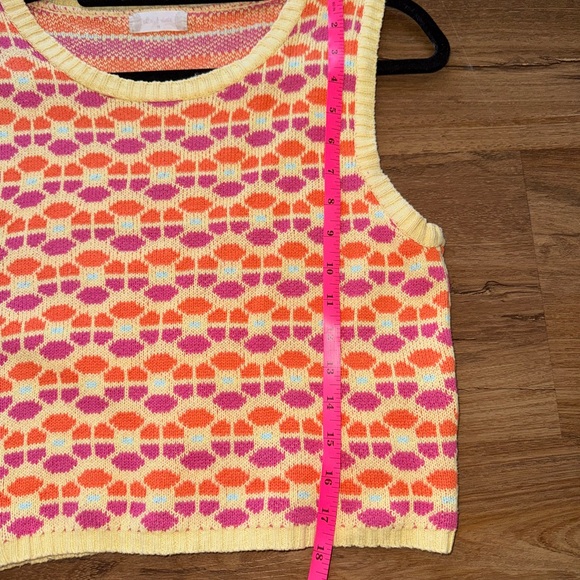 Altar'd State Colorful Geometric Knit Sweater Vest Size Medium - Picture 7 of 8